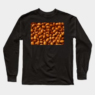 Brown beans Oil paint effect Long Sleeve T-Shirt